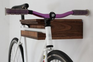 Walnut Bike Valet by Reclamation Art + Furniture